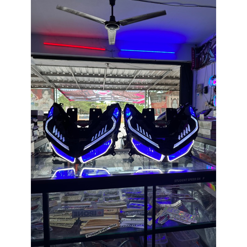 Jual paketan bahan lampu alis dan devil vario new 125/150 2018-2023