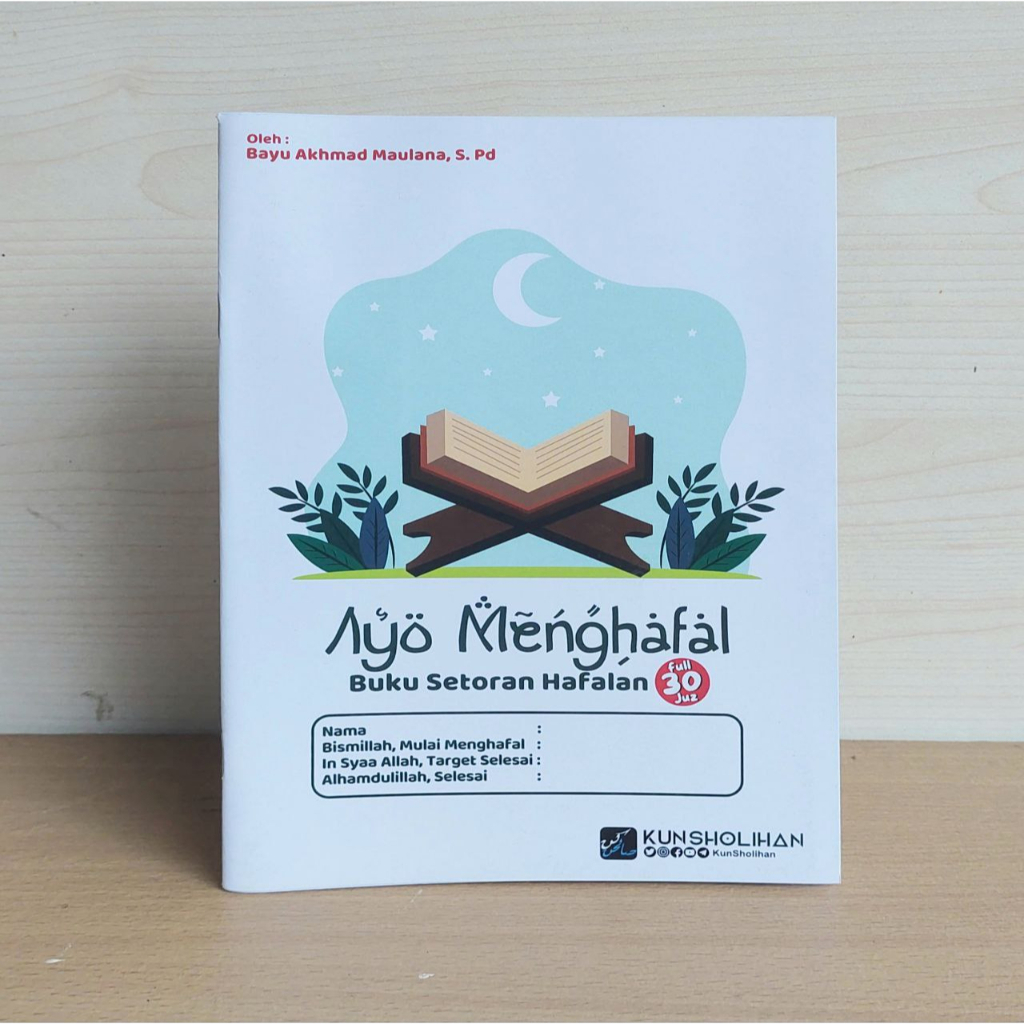 Jual Ayo Menghafal Buku Setoran Hafalan Membantu Hafal 30 Juz Kun