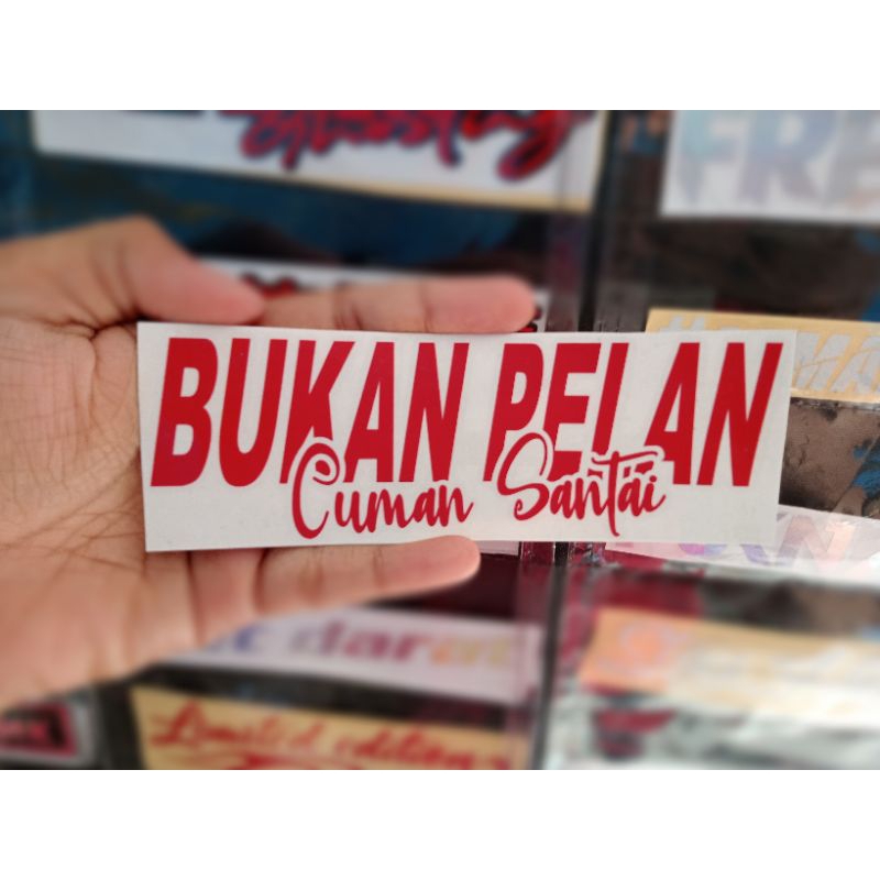 Jual sticker motor BUKAN PELAN | Shopee Indonesia