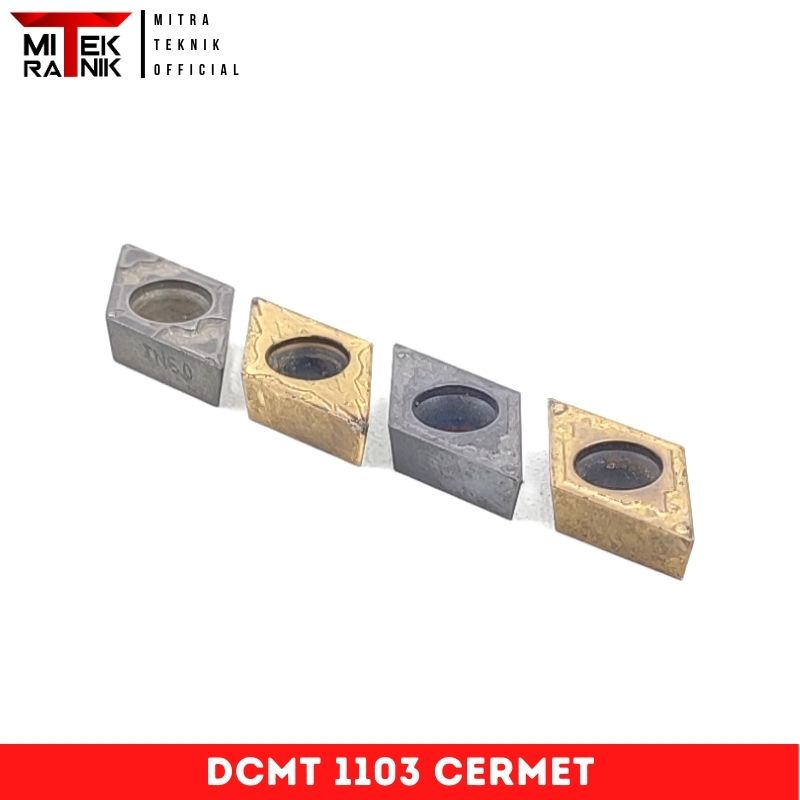 Jual Insert Bubut DCMT 11T3 Cermet Cocok Untuk Material Keras Untuk ...