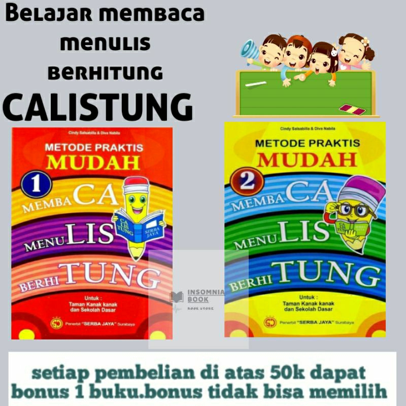 Jual Buku Belajar Membaca Menulis Dan Berhitung CALISTUNG PAUD TK ...