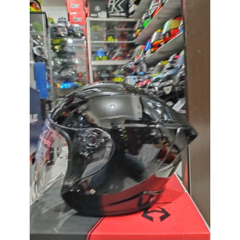 Jual HELM NHK R1 ELITE SOLID BLACK GLOSS | Shopee Indonesia