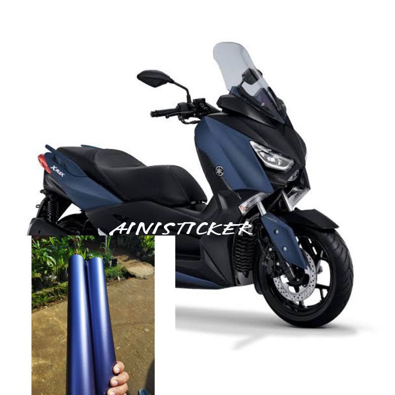 Jual Stiker Skotlet Warna Biru Navy Doff Sticket Scotlet Motor Biru