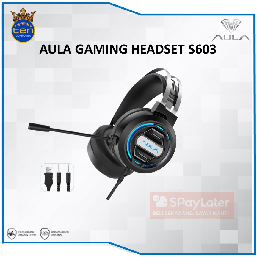 Jual Headset Gaming Aula S603 RGB Shopee Indonesia