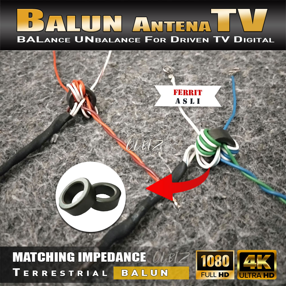 Jual Balun Driven Antena UHF TV Digital Balun Peka Sinyal Murah
