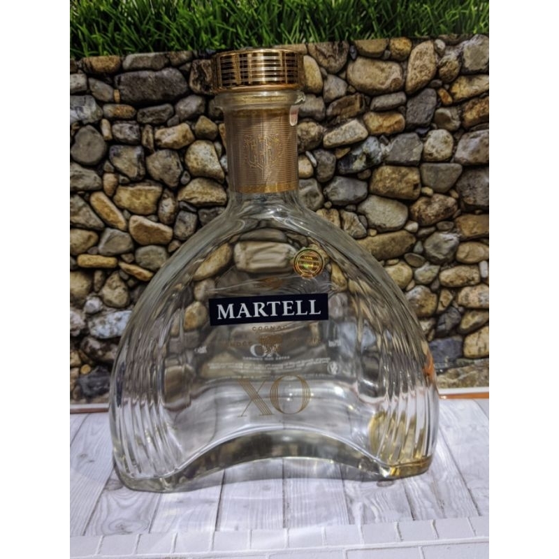 Jual PROMO !!! Botol bekas minuman import Martell XO ukuran 1 Liter ...