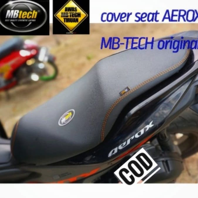 Jual Cover Sarung Kulit Jok Motor Aerox Old New Connected Modified Shopee Indonesia