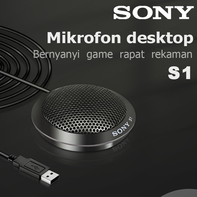 Jual sony/mic kondensor original S1/S2,microphone youtuber,mic ...