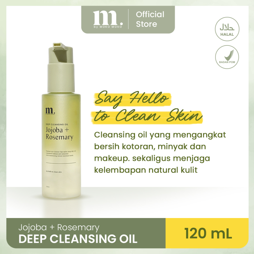 Jual Moko Moko Jojoba + Rosemary Deep Cleansing Oil 120ml Shopee