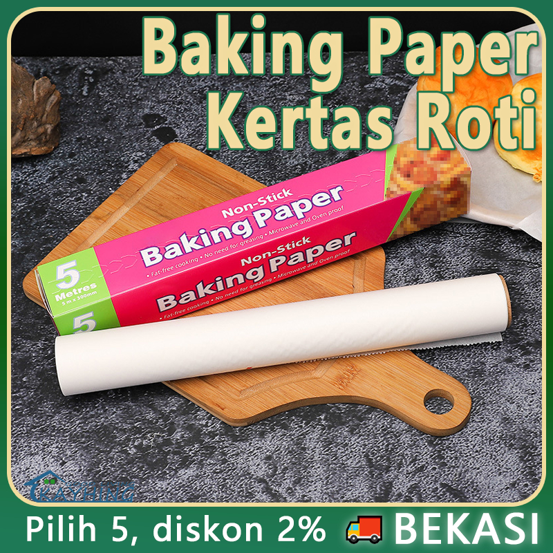 Jual Kertas Roti Baking Paper Non Stick Oven Kertas Minyak Baking Soda