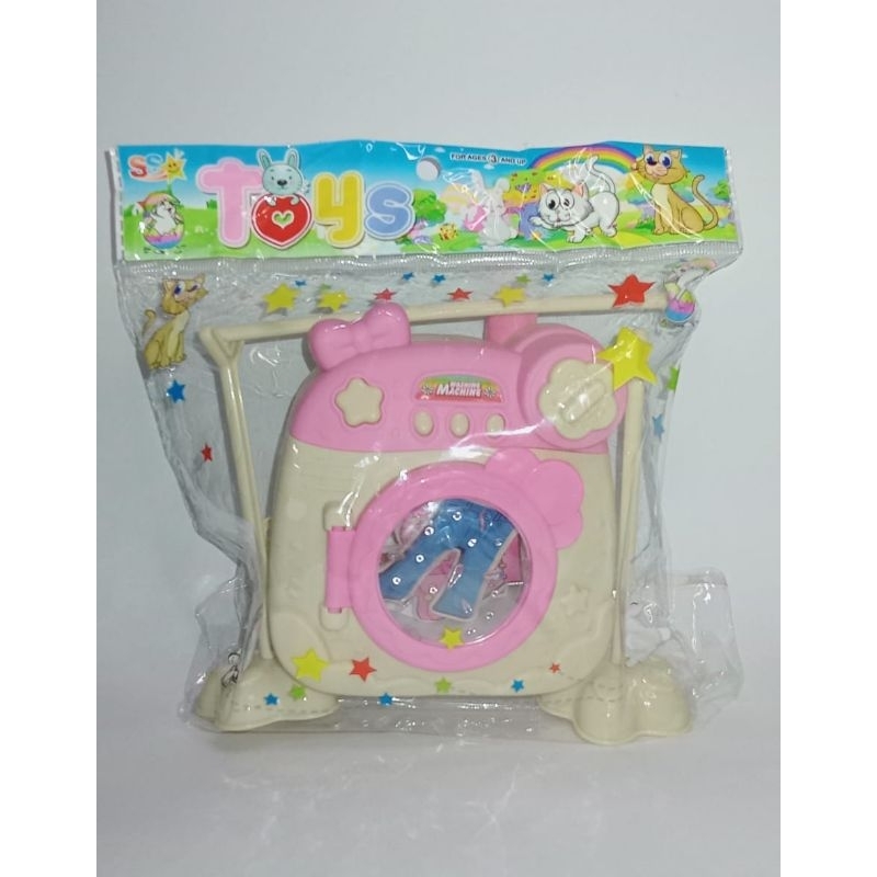 Jual Mainan Anak Mesin Cuci mini | Mainan Laundry SET | Shopee Indonesia