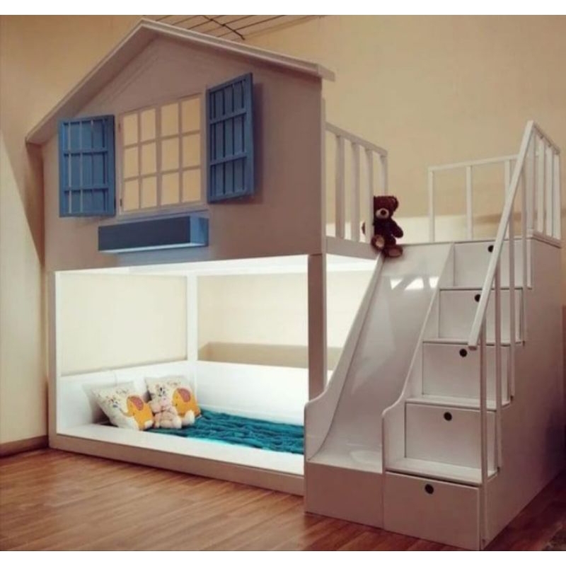 Jual Tempat Tidur Tingkat Anak House | Shopee Indonesia