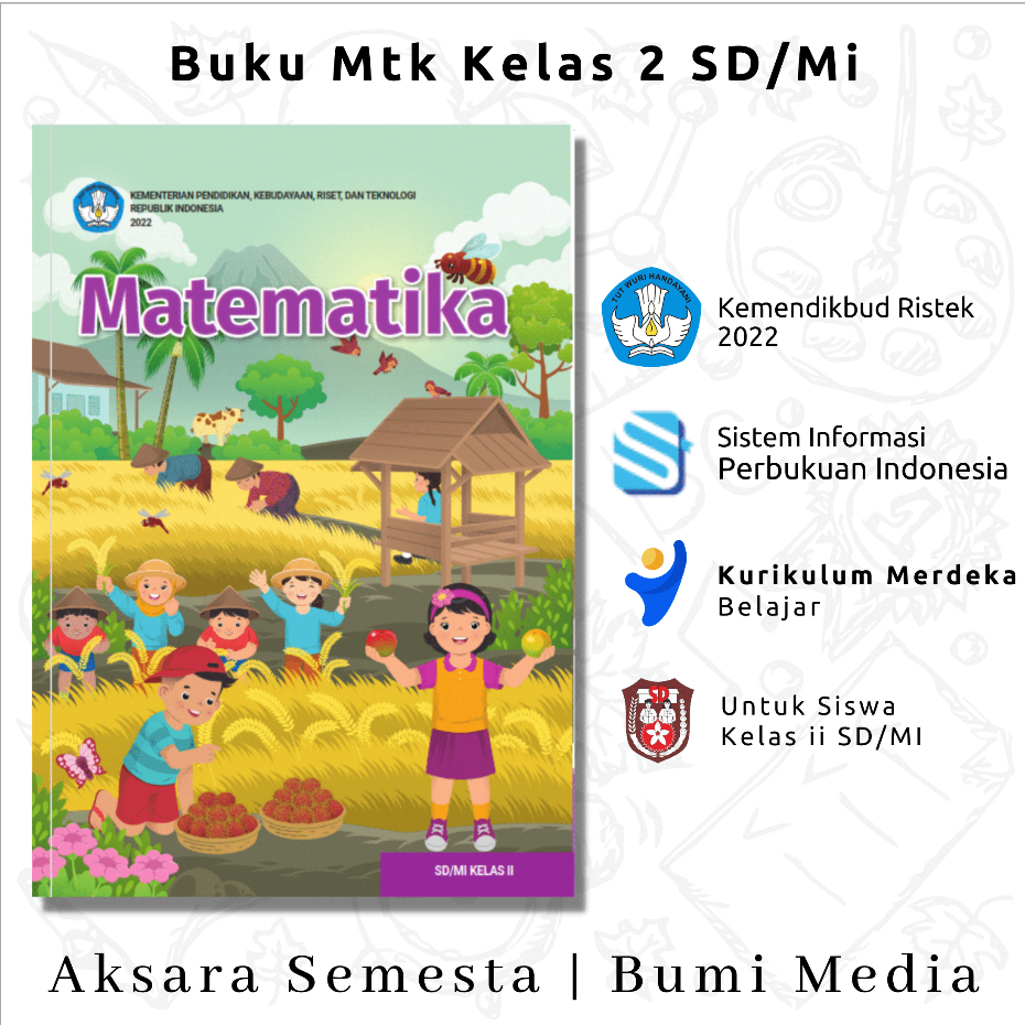 Jual Buku Siswa Matematika Mtk Kelas Sd Mi Kurikulum Merdeka Terbaru Satu Tahun Shopee