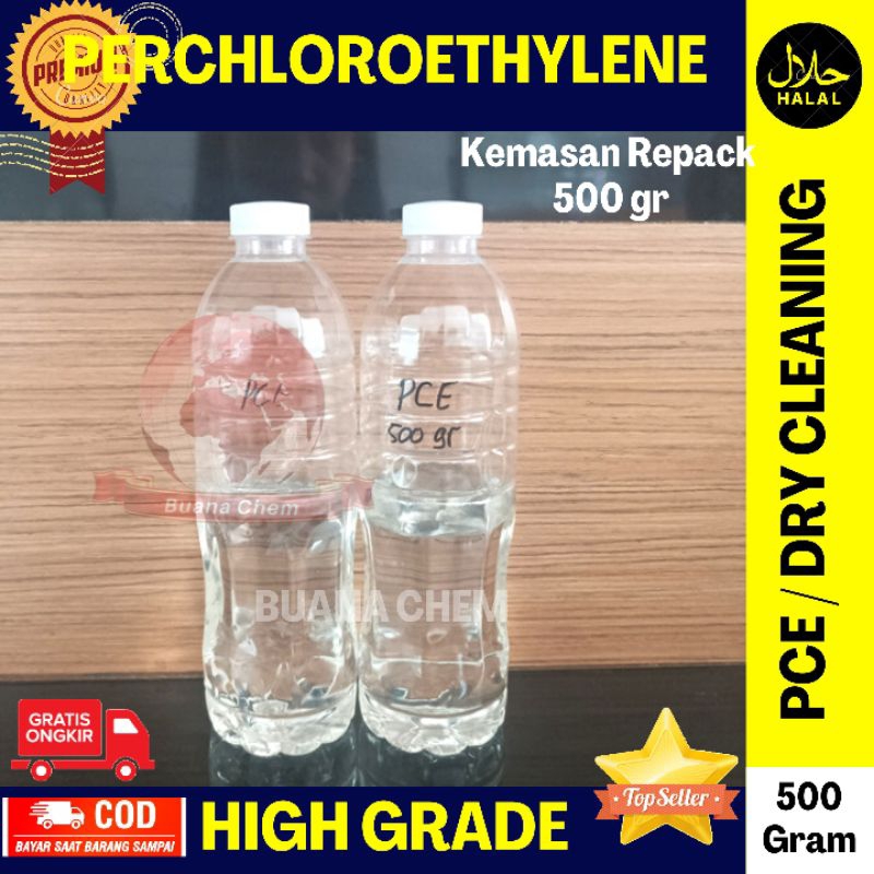 Jual PCE 500 gram / Perchloroethylene / Tetrachloroethylene / Dry