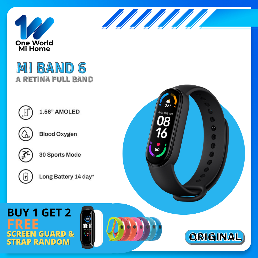 Jual Xiaomi Mi Band Smartband Amoled Display Original Shopee