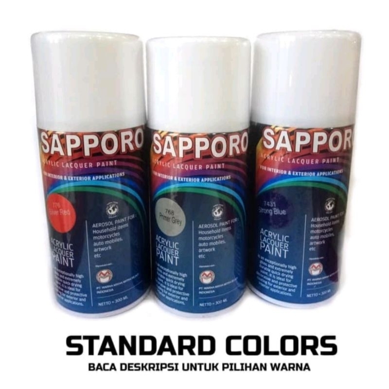 Jual Sapporo Spray Ml Cat Spray Semprot Aerosol Pylox Pilox