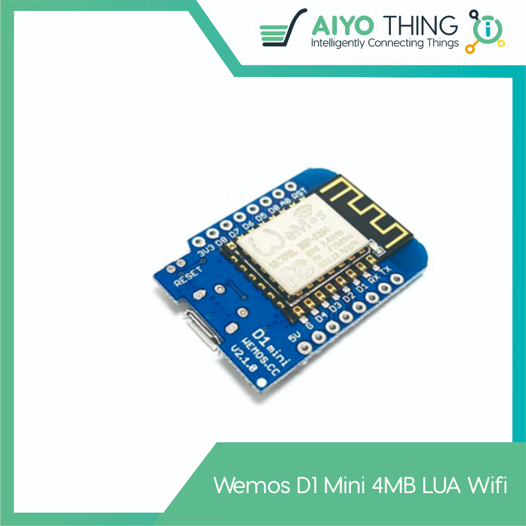 Jual Wemos D1 Mini 4MB LUA Wifi IoT ESP8266 ESP-12 E NodeMCU | Shopee ...
