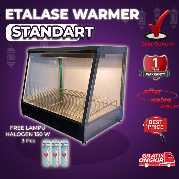 Jual Etalase Ayam Goreng Showcase Fried Chicken Food Display Etalase Food Warmer Food