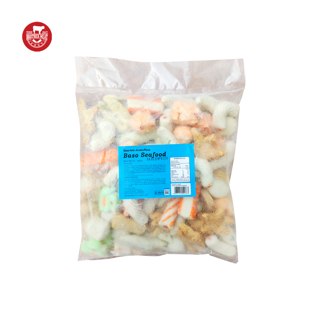 Jual Bakso Seafood Mix 1kg Seafood Olahan Halal Shopee Indonesia