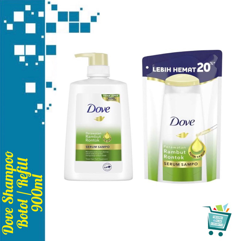 Jual Dove Shampoo / Shampo Perawatan Rambut Rontok / Anti Rontok / Anti
