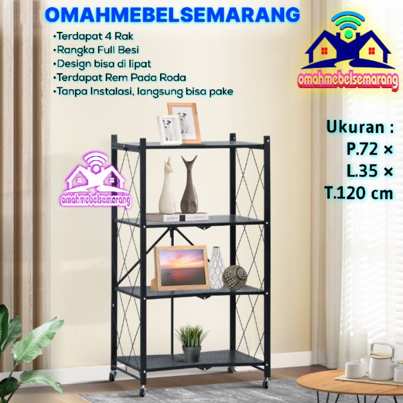 Jual Lemari Rak Serba Guna Besi Lipat RS 04 Almari Arsip Metal Folding ...