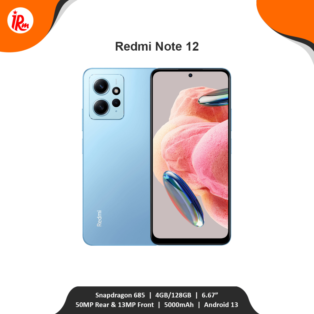 Jual Xiaomi Redmi Note 12 - 4GB/128GB (Blue, Gray, Green) | Shopee ...