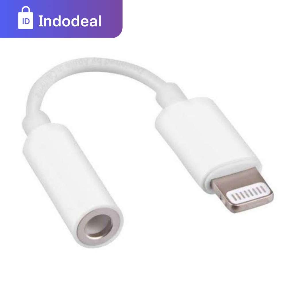 Jual Konektor Headset Iphone Lightning ke 3.5mm Shopee Indonesia