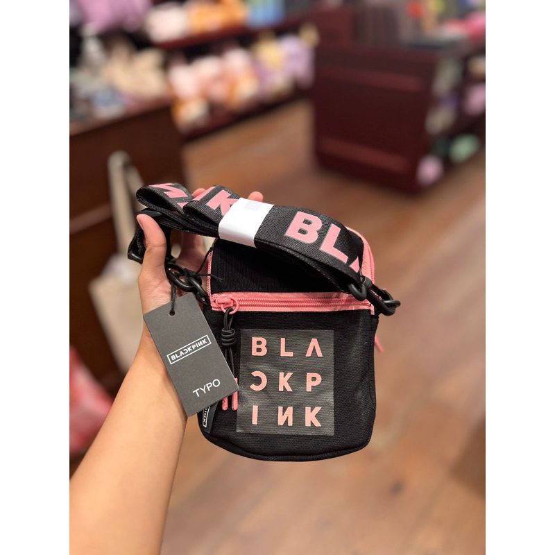 Jual LIMITED STOCKK SLINGBAG TYPO X BLACKPINK Shopee Indonesia