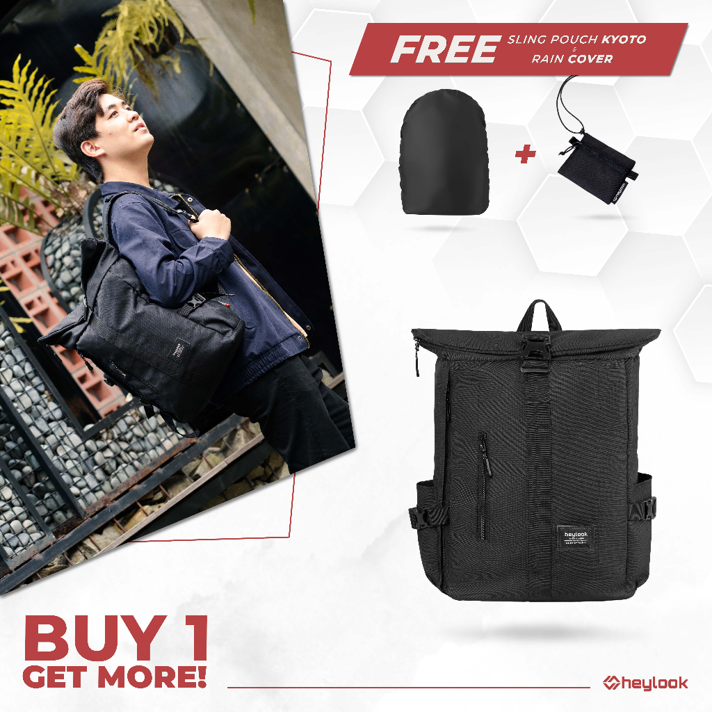 Jual Heylook Official Buy Get Tas Ransel Laptop Defender Tas Punggung Kuliah Kerja Pria