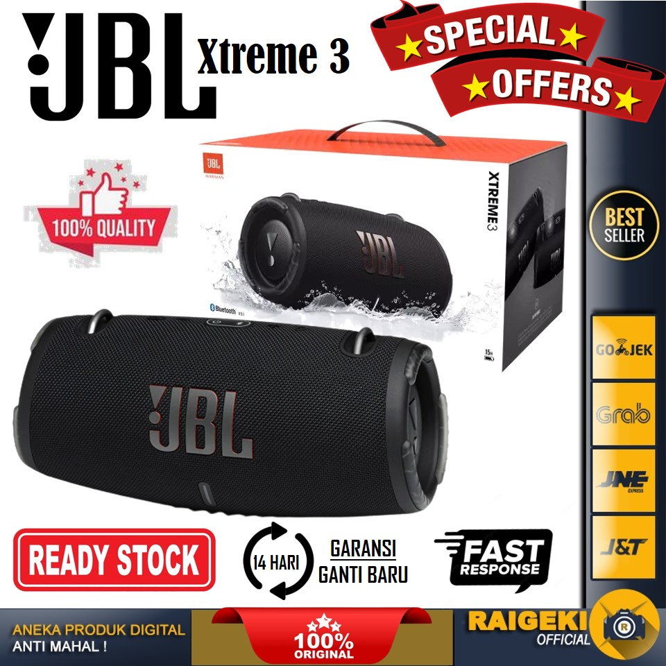 Jual JBL Xtreme 3 Waterproof Portable Bluetooth Speaker Shopee Indonesia