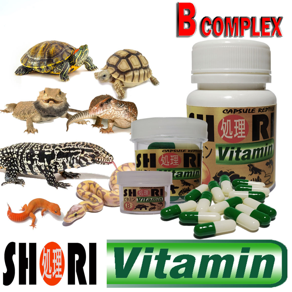Jual SHORI VITAMIN KAPSUL REPTIL OBAT SUPLEMEN IGUANA TORTOISE TURTLE