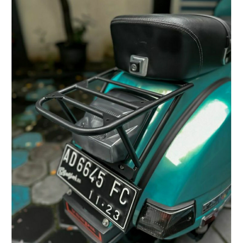 Jual Backrack Rak belakang behel jok vespa px ps exslusif excel T5 dsb