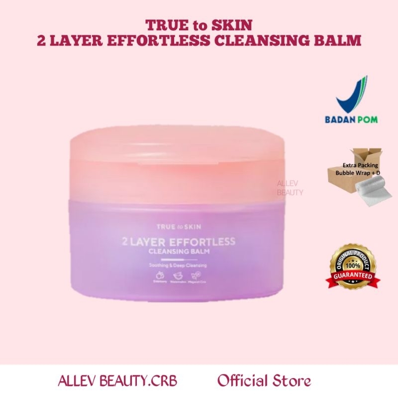 Jual TRUE to SKIN - 2 LAYERING EFFORTLESS CLEANSING BALM | Shopee Indonesia