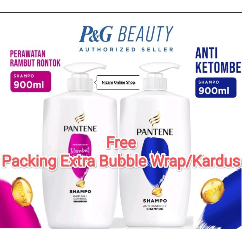 Jual Pantene Shampoo Perawatan Rambut Rontok Shampoo Pantene 900 ML ...