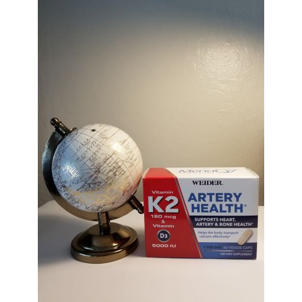 Jual Weider Artery Health with Vitamin K2 Plus D3, 60 Veggie Capsules
