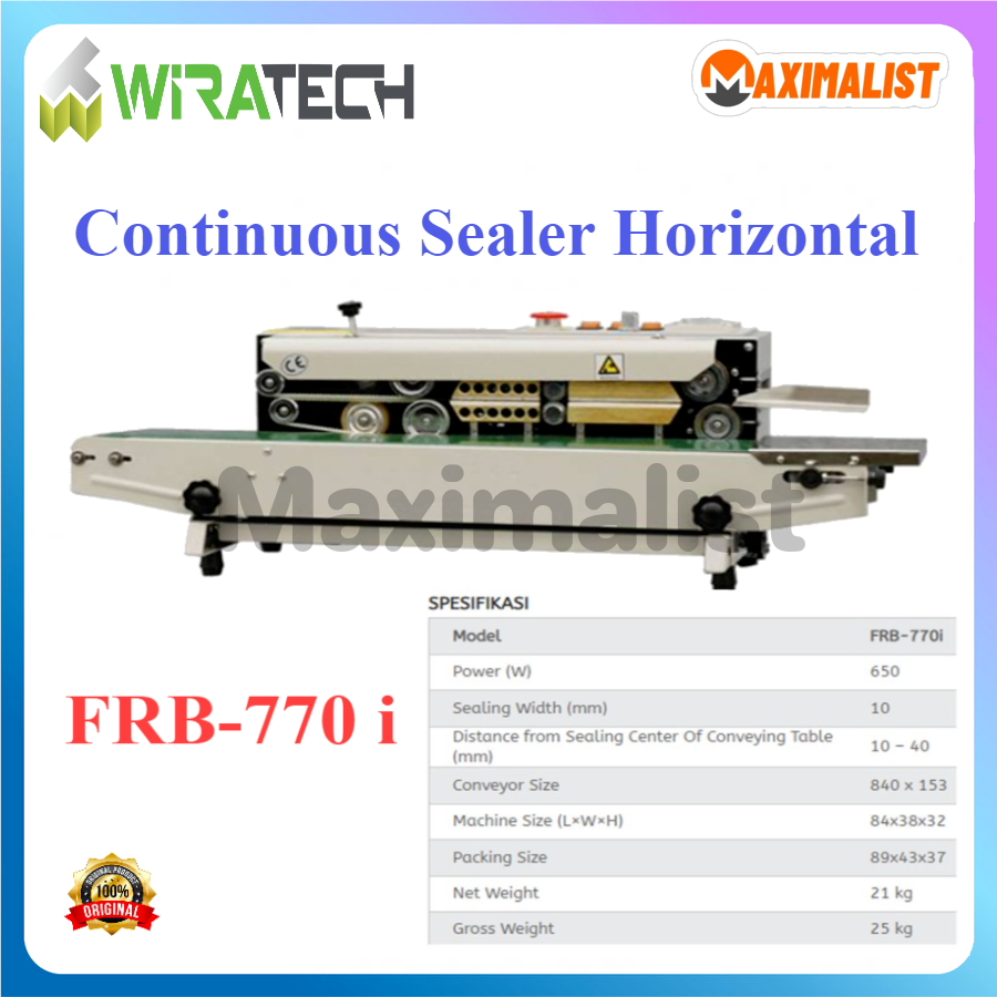 Jual WIRATECH FRB-770I FRB-770II FRB-770III Paint Continuous Sealer ...