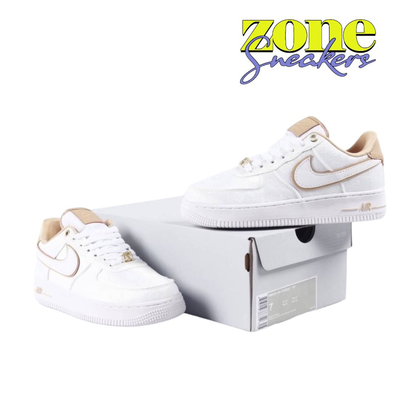 air force 1 07 lux white gold