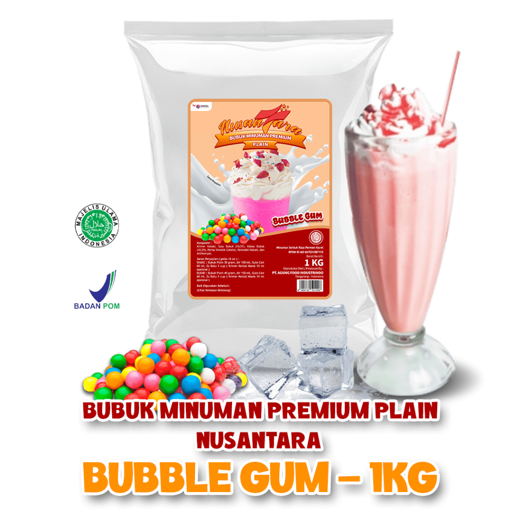 Jual NUSANTARA Bubuk Minuman Premium Plain Tanpa Gula Horeca Rasa ...