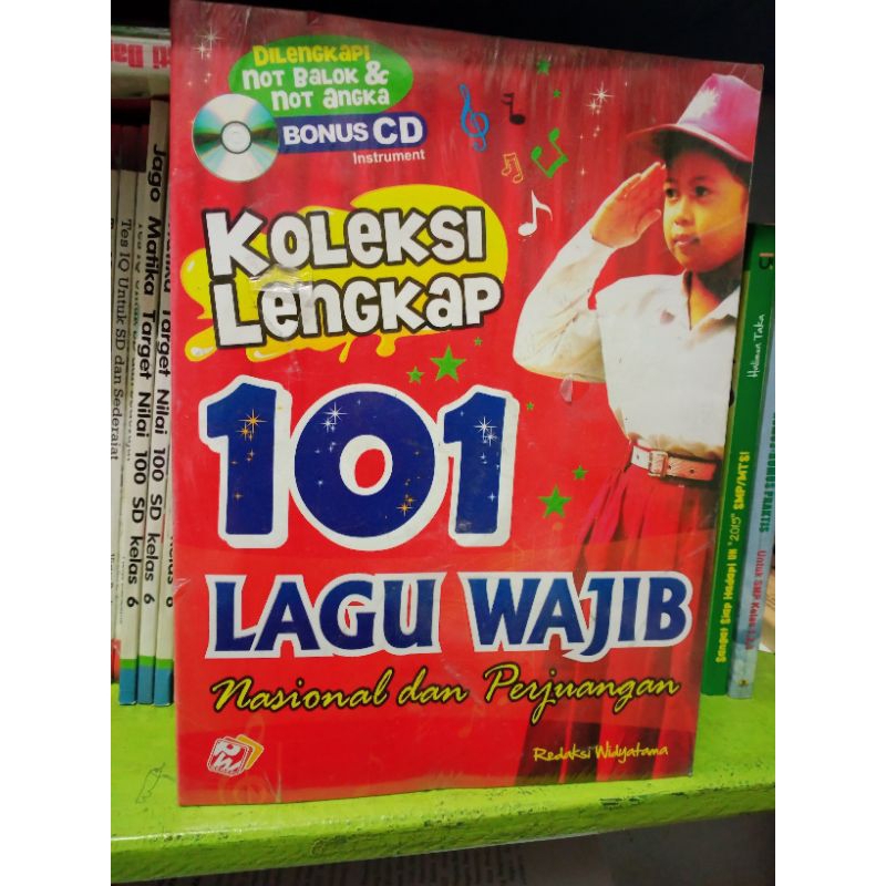 Jual BUKU KOLEKSI LENGKAP LAGU WAJIB NASIONAL DAN PERJUANGAN BONUS CD ...