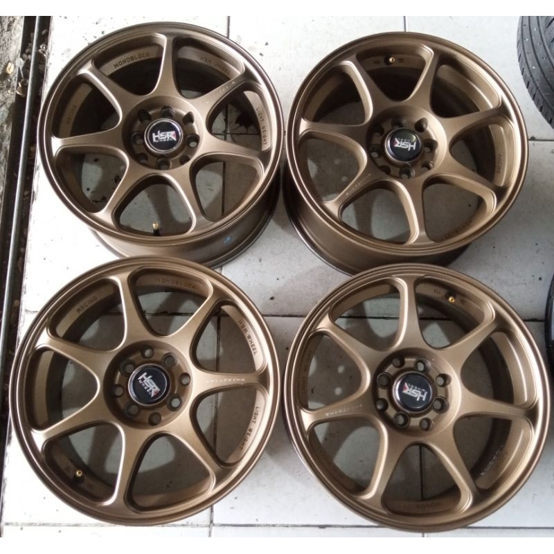 Jual Velg Variasi Pelek Mobil Seken HSR Sebunsuta Ring 16x7 Baut 4x100