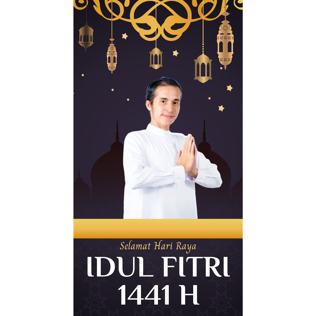 Jual Ucapan Idul Fitri Versi Potrait Video Ucapan Selamat Idul Fitri