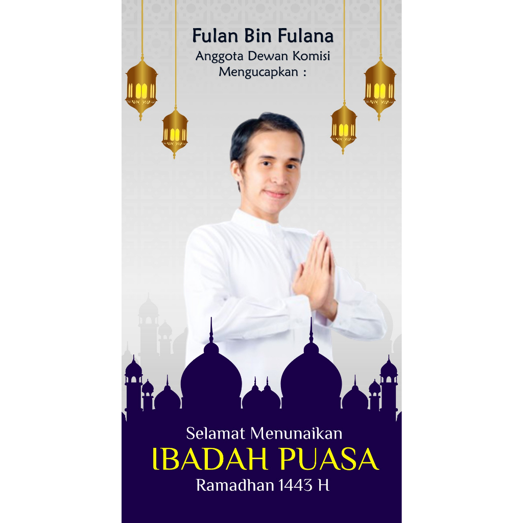 Jual Ucapan Idul Fitri Versi Potrait Video Ucapan Selamat Idul Fitri H Ucapan