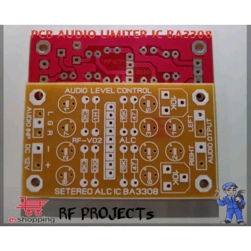 Jual PCB AUDIO LIMITER / PRE AMPLIFIER + ALC | Shopee Indonesia