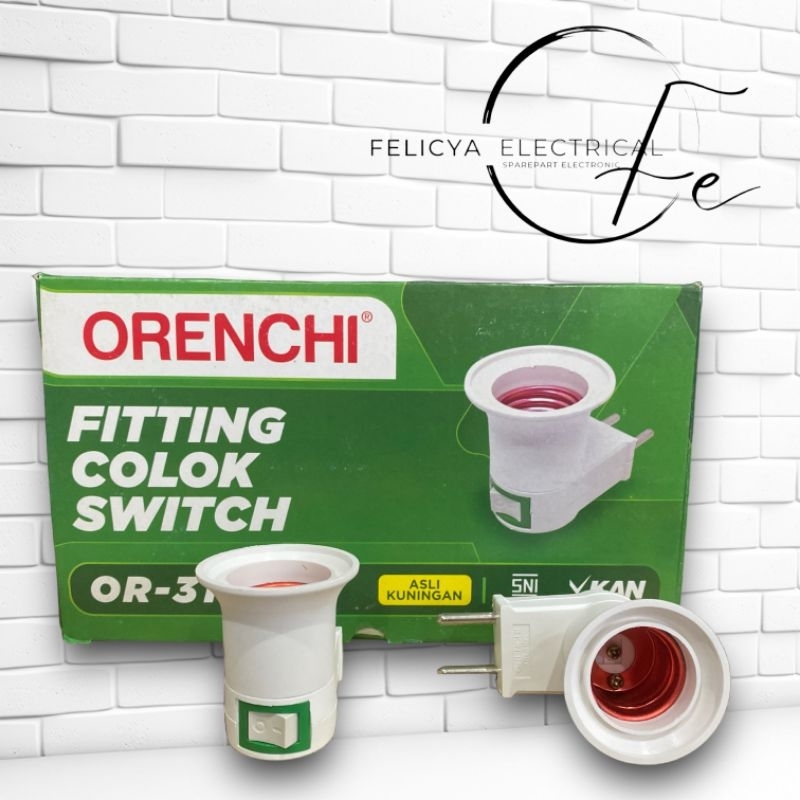 Jual Fitting Colok Switch On Off Orenchi Tembaga Shopee Indonesia