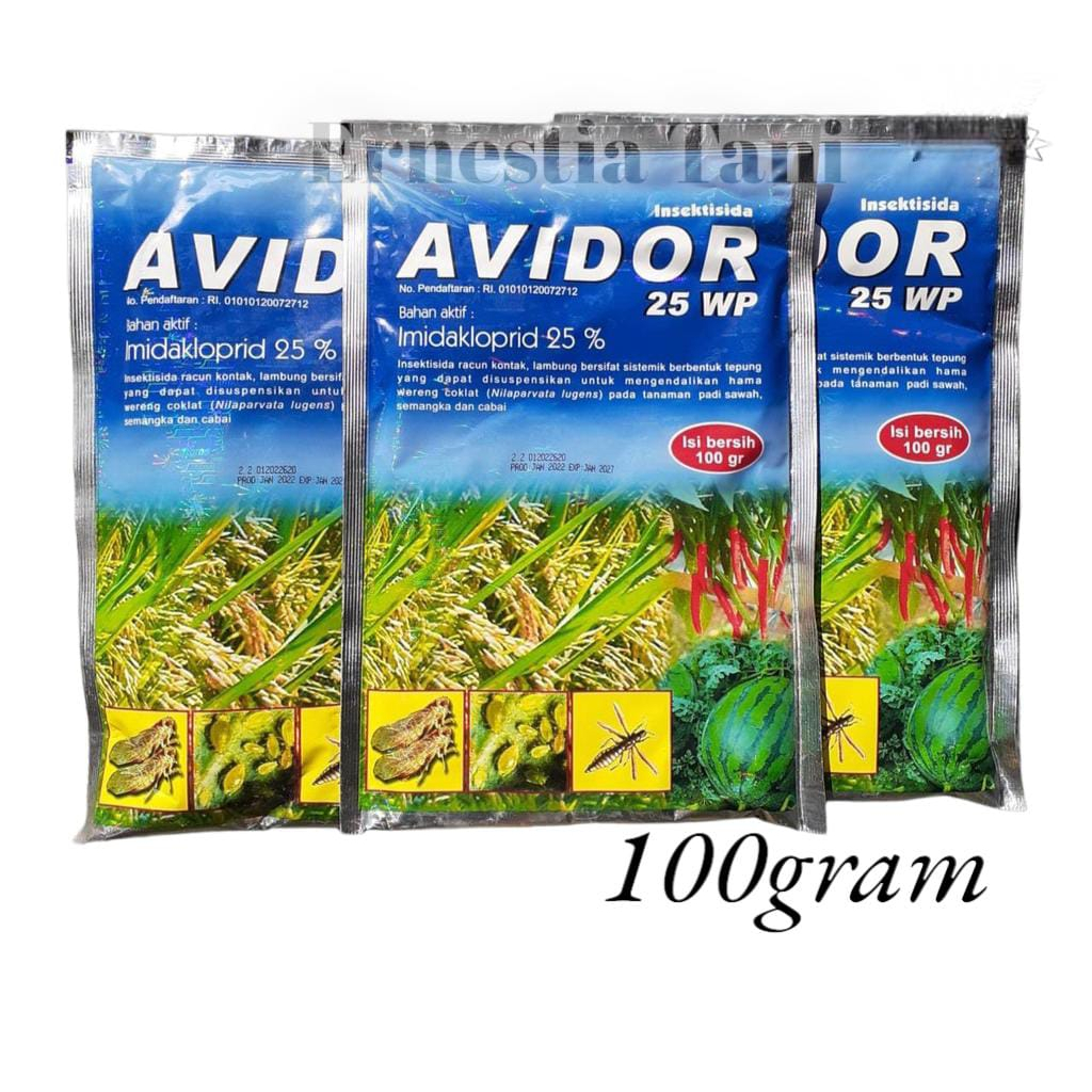Jual AVIDOR Original 25 WP 100 GRAM INSEKTISIDA HAMA WERENG bahan aktif ...