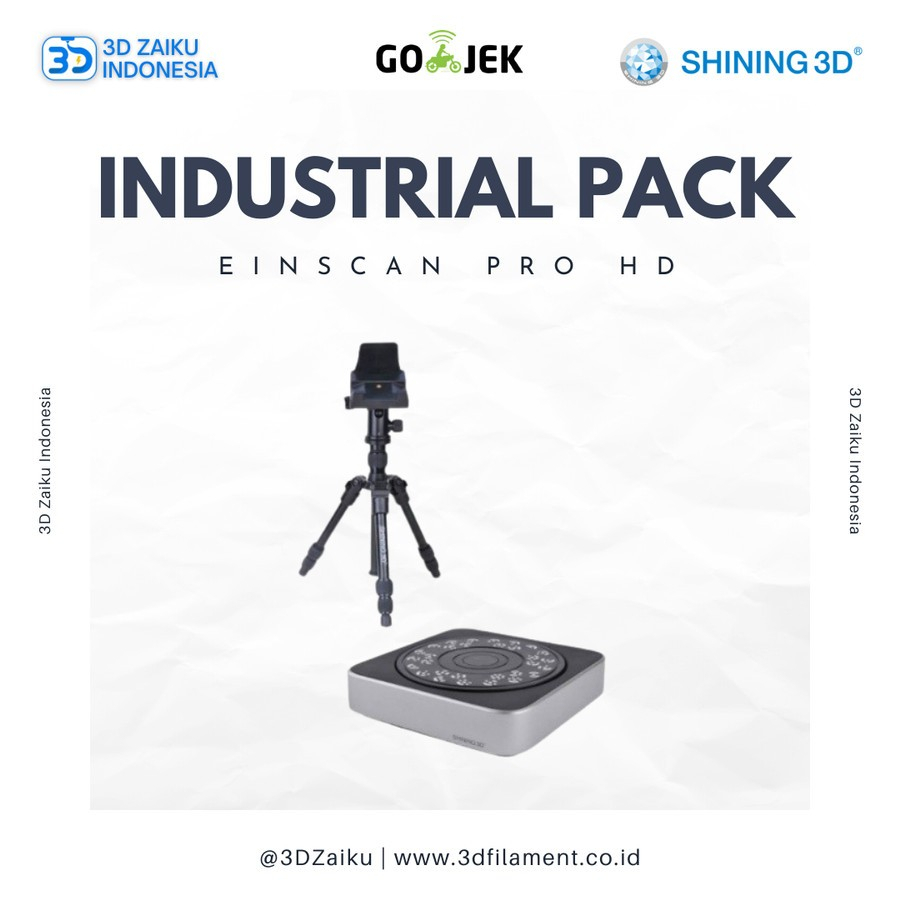 Jual Original Einscan 3D Scanner Industrial Pack Add On for Einscan Pro ...