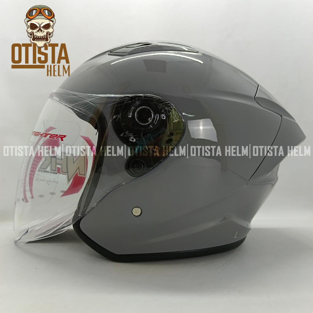 Jual Helm NHK R1 ELITE SOLID | Single Visor Light Smoke | Semua Warna ...