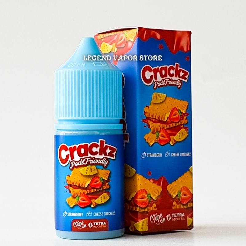 Jual Salt Nic Liquid Crackz Strawberry Cheese Crakerz Ml Mg Authentic Shopee Indonesia