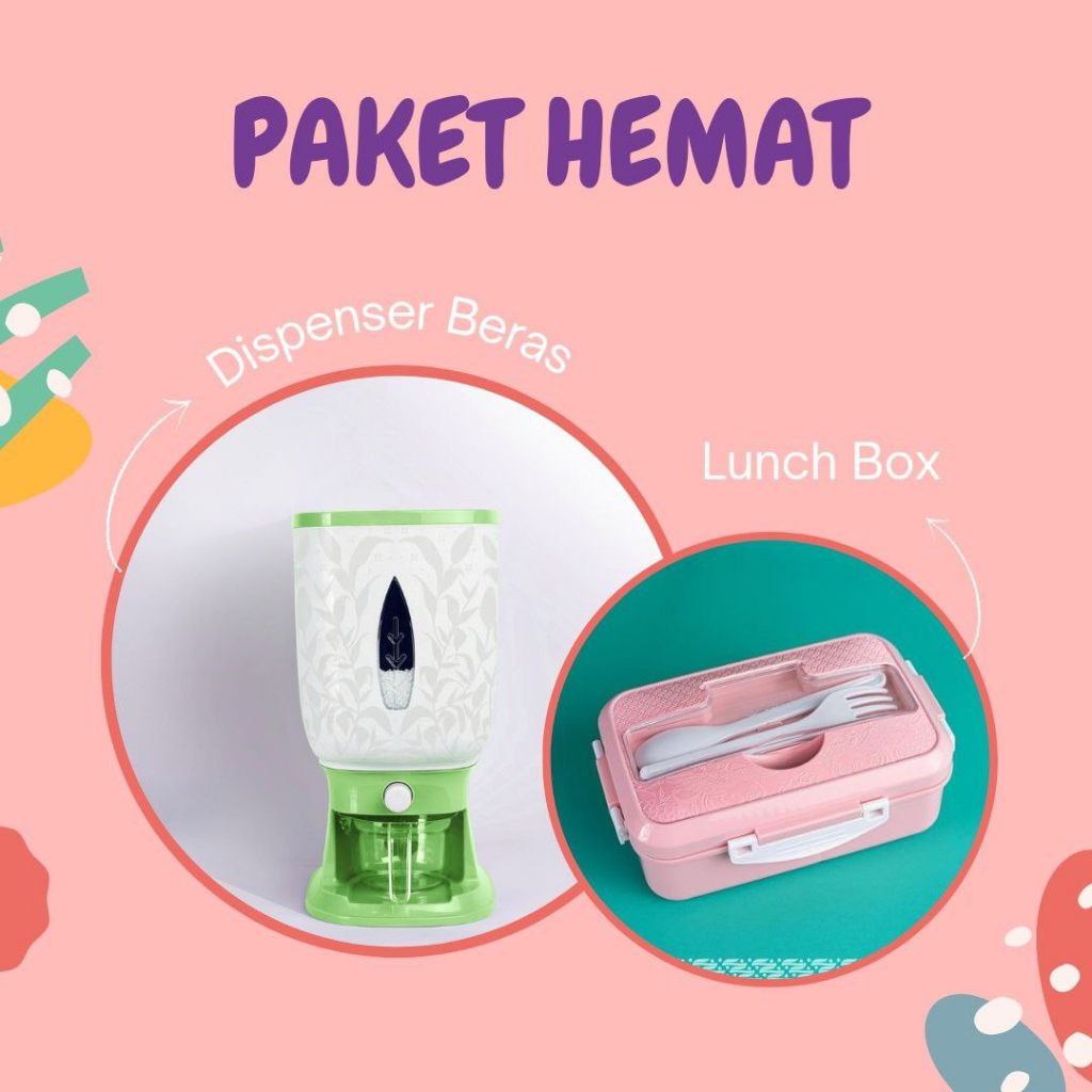 Jual Paket Bundling Hemat Dispenser Beras Tri J | Shopee Indonesia