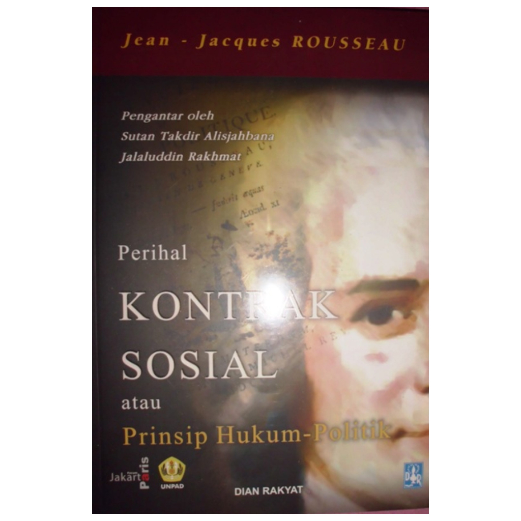 Jual Perihal Kontrak Sosial atau Prinsip Hukum Politik - Jean Jacques ...